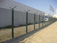 Pvc Coated 1200mm High Security Steel Fence Anti Climb 358 Top With Razor
