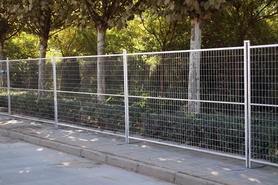Mobile Portable Iron Security Canada Temporary Fence Metal Plate