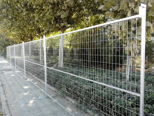 Mobile Portable Iron Security Canada Temporary Fence Metal Plate