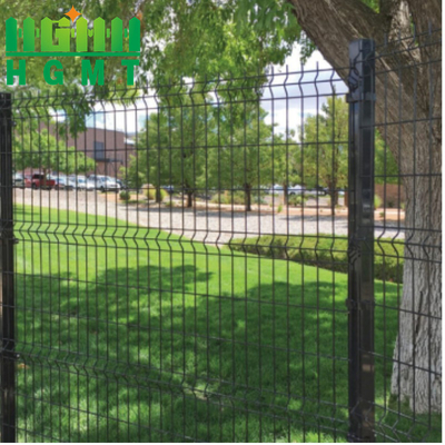 Outdoor Galvanized Welded 3D Wiremesh Fence Panel Easily Assembled Segment Types Metal Fence