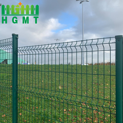 Outdoor Galvanized Welded 3D Wiremesh Fence Panel Easily Assembled Segment Types Metal Fence