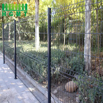 Outdoor Galvanized Welded 3D Wiremesh Fence Panel Easily Assembled Segment Types Metal Fence