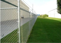 Anti Static Woven Chain Link Fence 75*75mm 60g/M2 Galvanized