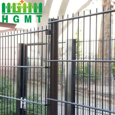 Galvanized And Pvc Coated 6/5/6 Double Wire Fence Horizontal