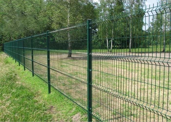 OHSAS RAL 6007 1.03m Powder Coated Steel Fencing Heat Treated