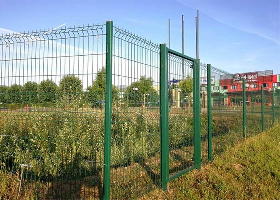 RAL6005 5.5mm V Mesh Security Fencing Galvanized Metal Fence