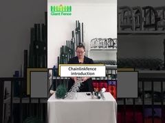 쉽게 설치 된 산성 방지 사이클론 와이어 체인 링크 울타리 농장