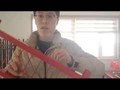 6ft 간이 공사 펜스 패널은 코팅되어서 가루가 됩니다