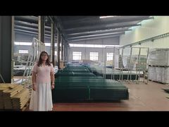 Anti Climb Security Fencing powder coated green