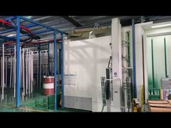 평면 포스트 파우더 코팅을 가진 보안 울타리